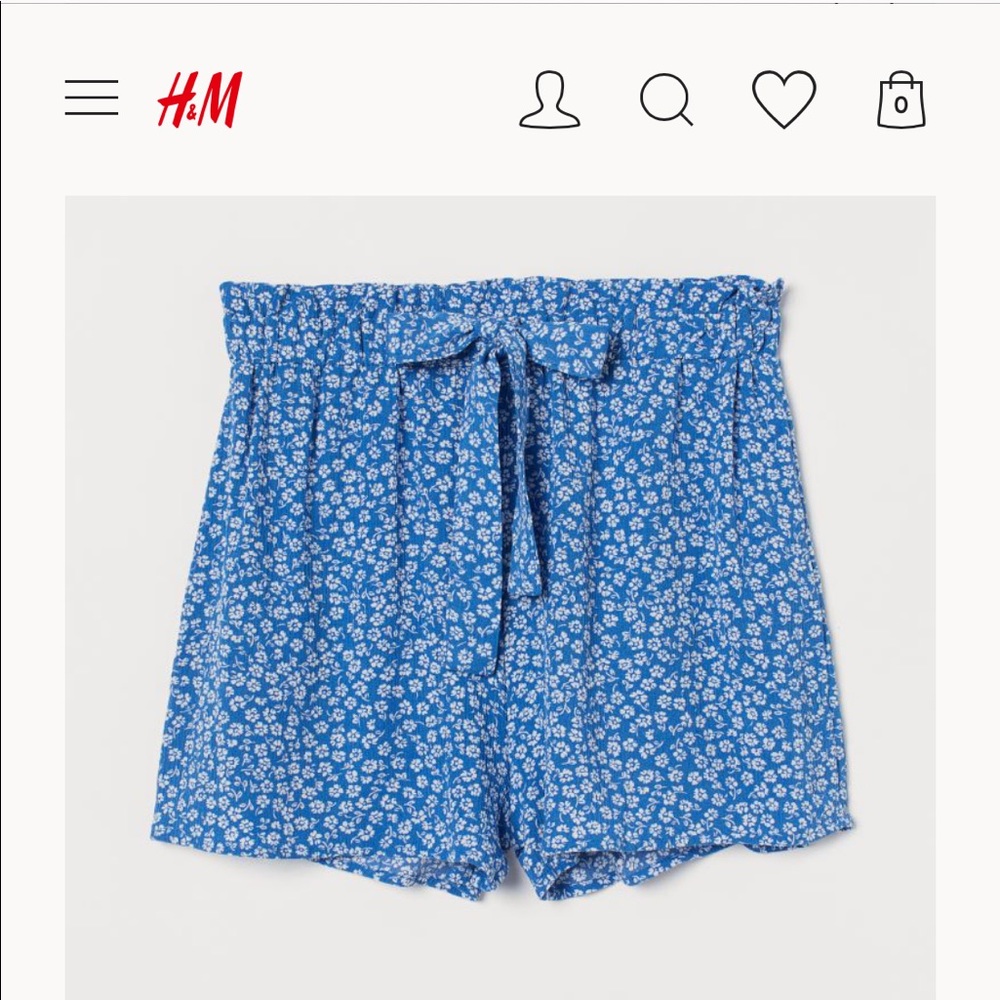 H&M Floral Shorts